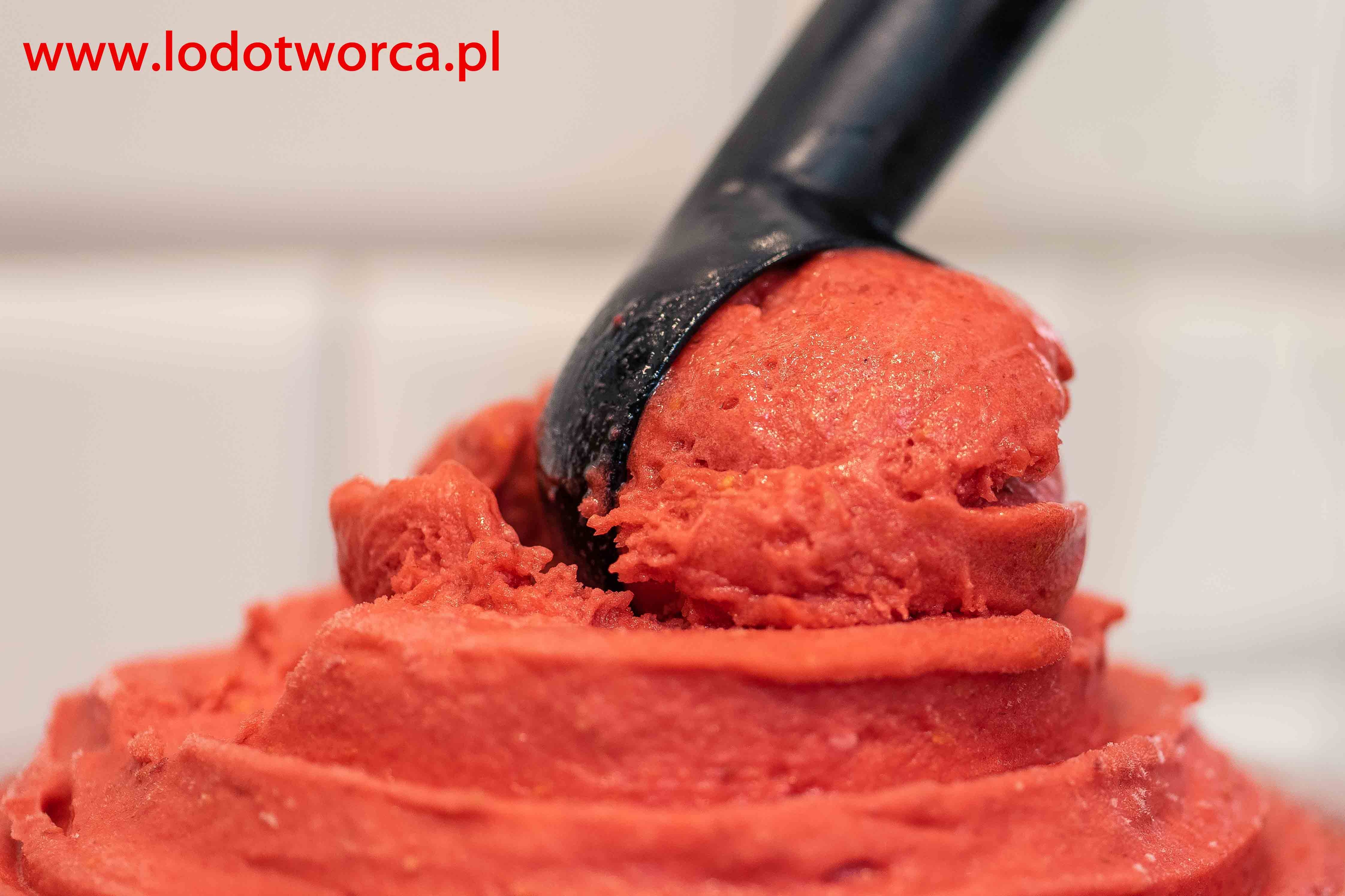 Lody Rzeszów sorbet z maliny lodziarnia jogurteria kawiarnia shake milkshake mrożonyjogurt lód włoski sorbet kawa cafe rurki z kremem deser lodowy bita śmietana soki frappe posypki polewy.jpg